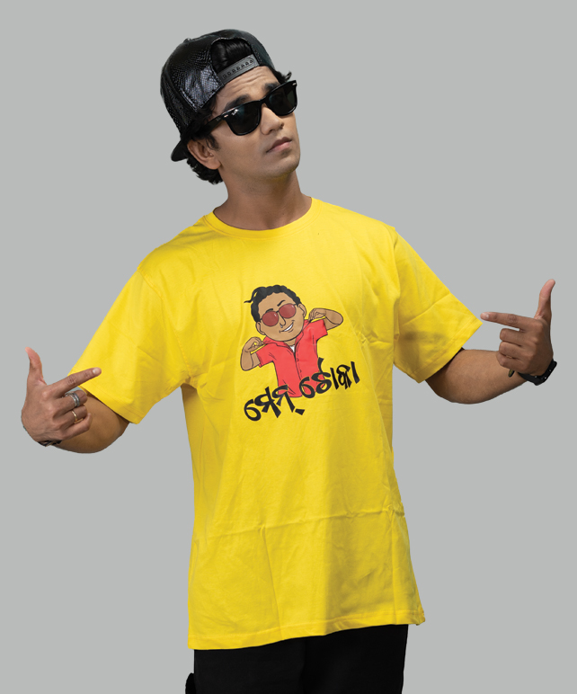 Main toka Yellow T-shirt For Men