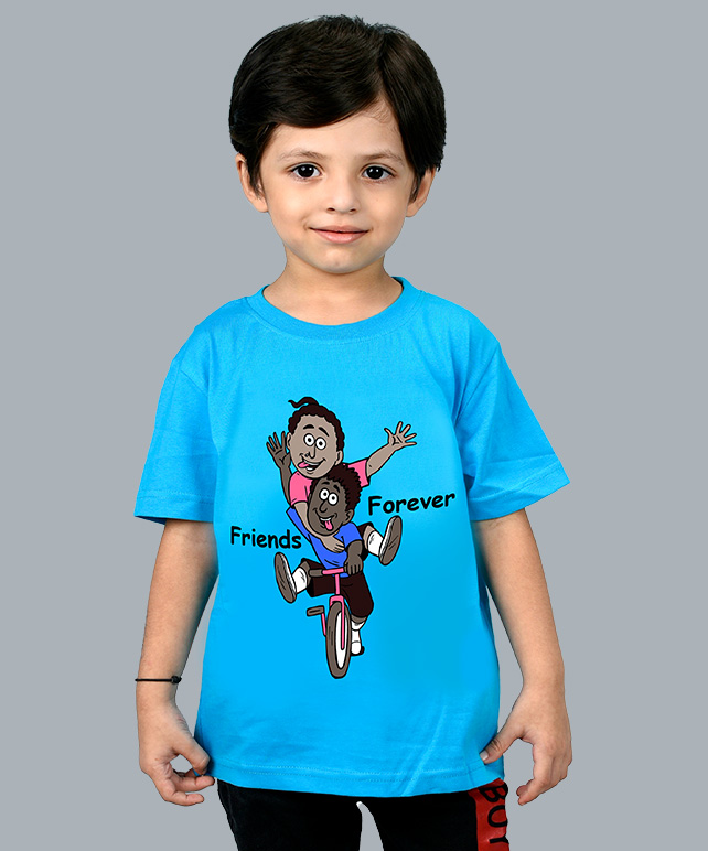 Freiend Forever Sky Blue T-shirt for Kid