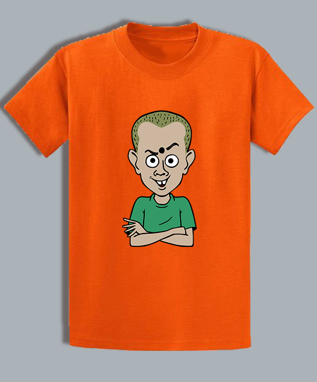 Danga Smiling Orange T-shirt For Men